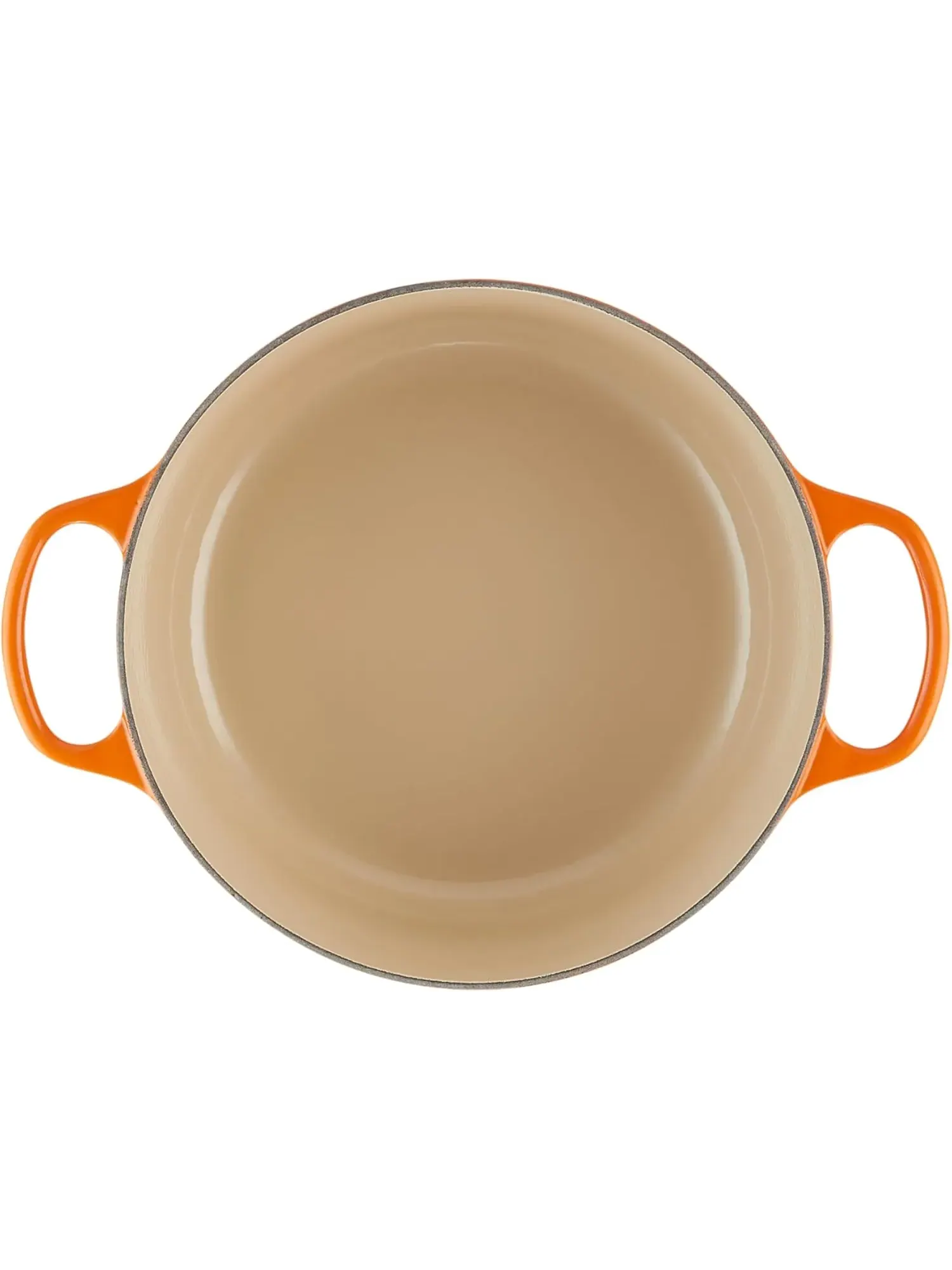 Кастрюля круглая Le Creuset Signature, 5,3 л, 26 см — изображение 3 из 8, оранжевый