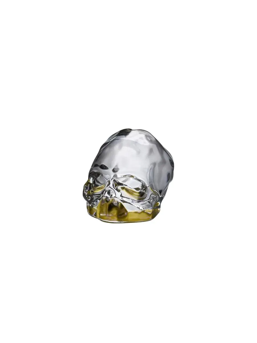 Декоративная фигурка черепа Memento Mori, маленькая Nude Glass