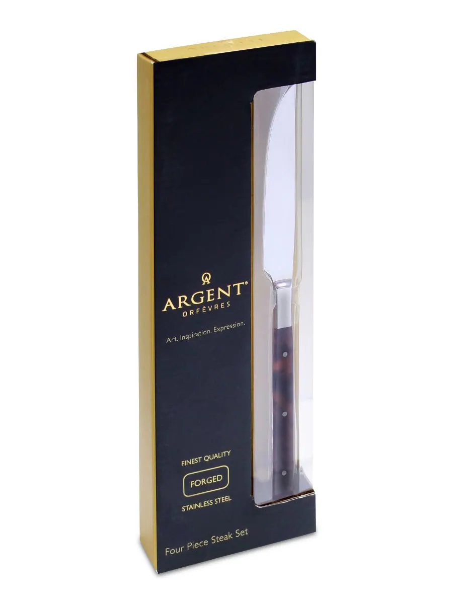 Набор из 4 ножей для стейка Argent Orfèvres St Laurent Hampton Forge — изображение 2 из 3, мульти