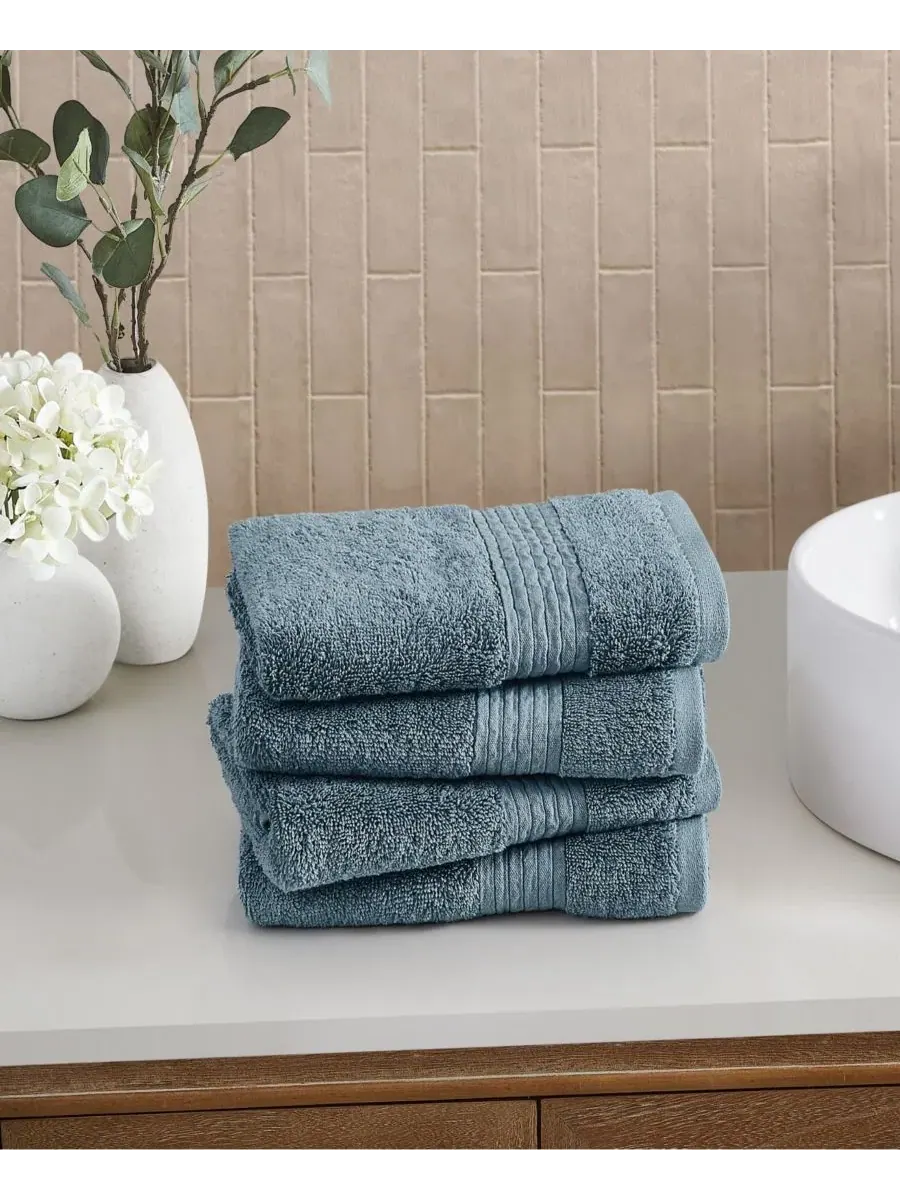 Комплект полотенец для рук Cotton-Blend, 4 шт. Cannon — изображение 2 из 5, синий