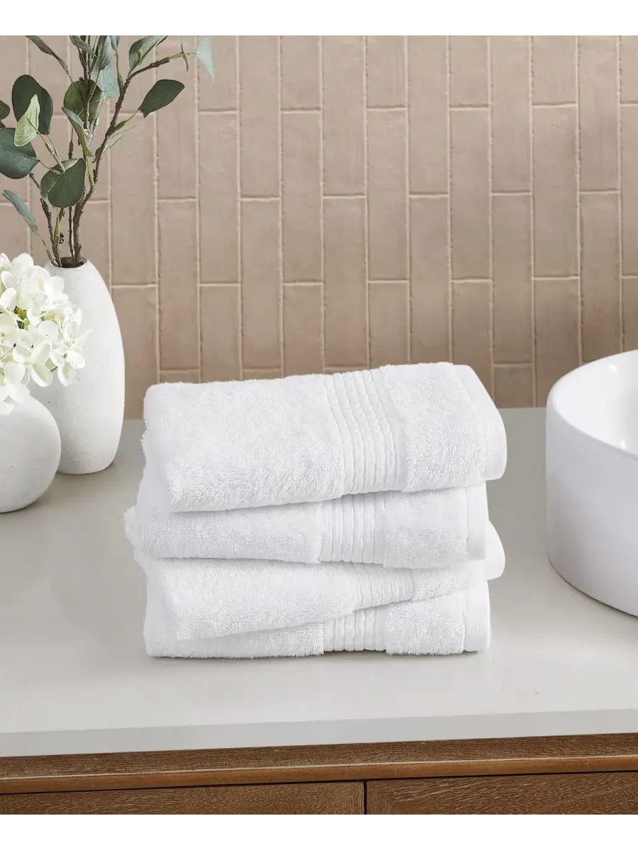 Набор полотенец для рук Cotton-Blend, 4 шт. Cannon — изображение 2 из 5, белый