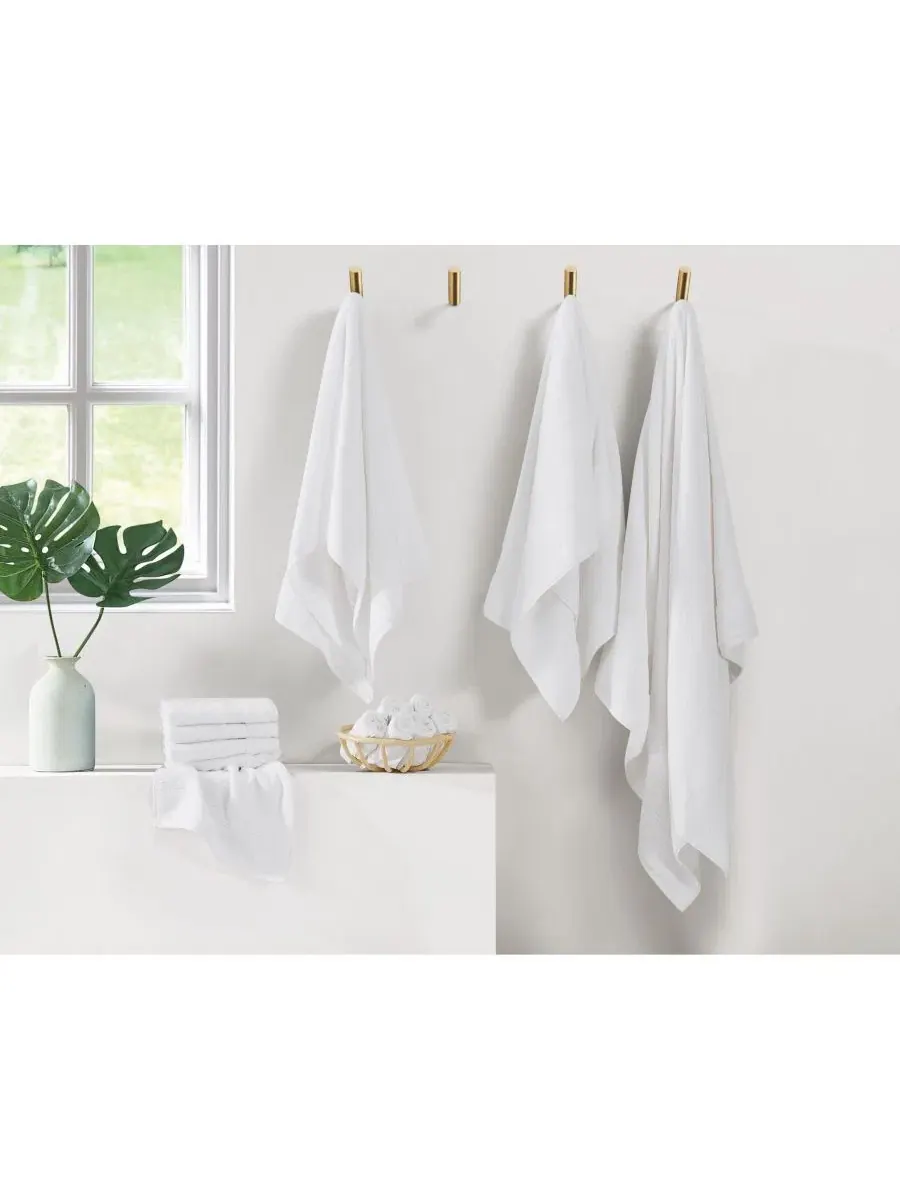 Набор полотенец для рук Cotton-Blend, 4 шт. Cannon — изображение 5 из 5, белый