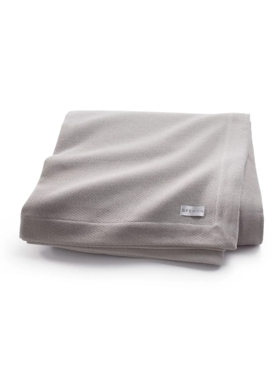 Хлопковое одеяло Allegra Classic Twill, размер Twin SFERRA — изображение 2 из 3, флинт