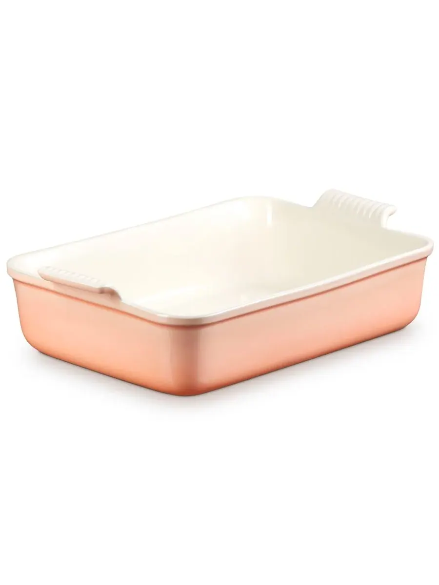 Форма для запекания Le Creuset Signature, 36 см, 5,6 л, персиковый — изображение 2 из 5, розовый
