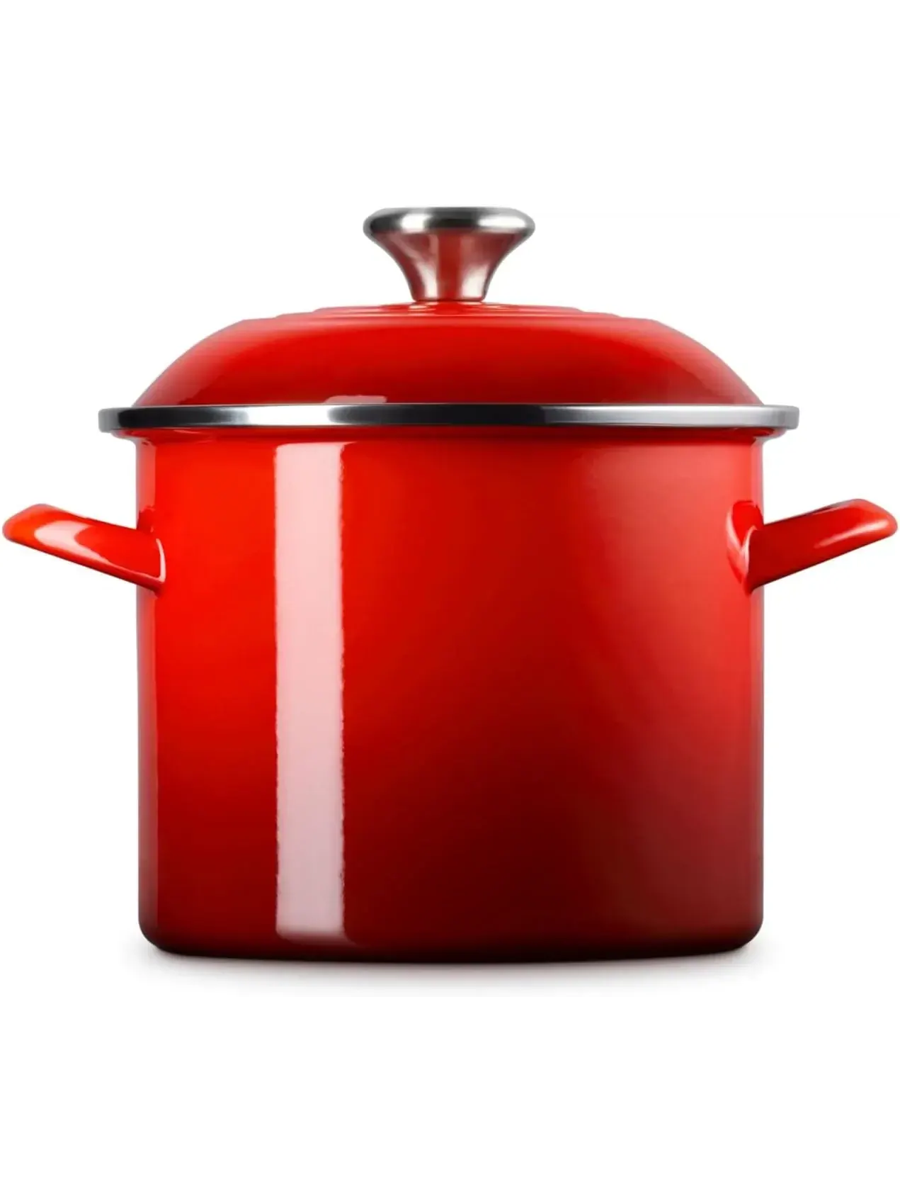 Кастрюля Le Creuset Enamel on Steel Stockpot, 5,7 л — изображение 2 из 7, красный