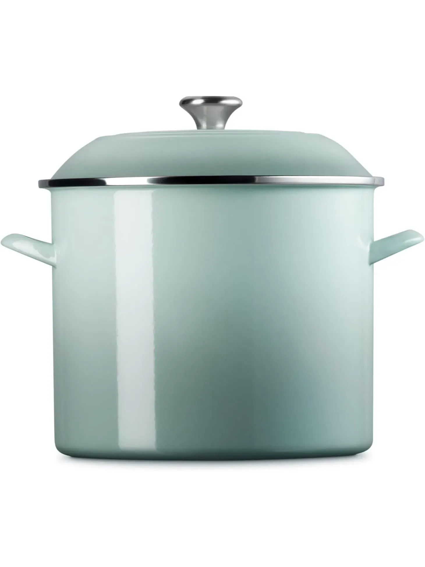 Кастрюля Le Creuset Enamel on Steel Stockpot, 15,1 л — изображение 2 из 5, морская соль