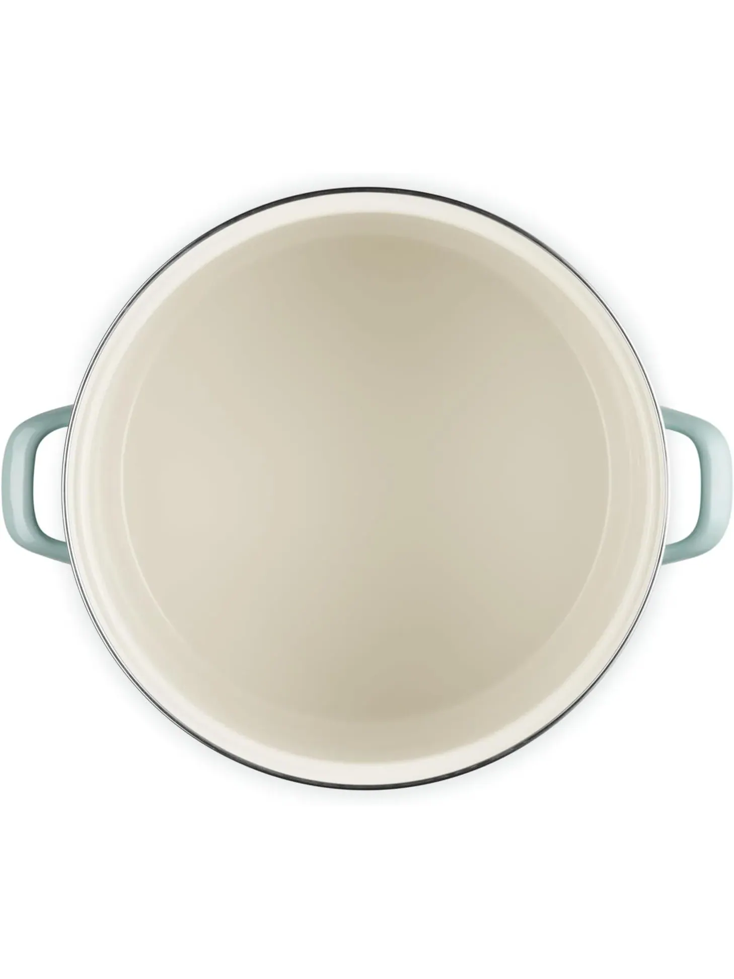 Кастрюля Le Creuset Enamel on Steel Stockpot, 15,1 л — изображение 4 из 5, морская соль