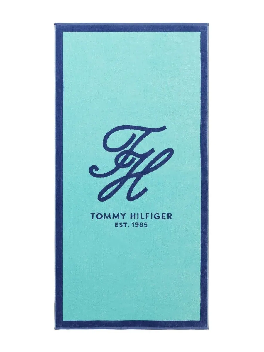 Пляжное полотенце с монограммой и цветовым блоком, 173 x 91 см Tommy Hilfiger, Baja Breeze