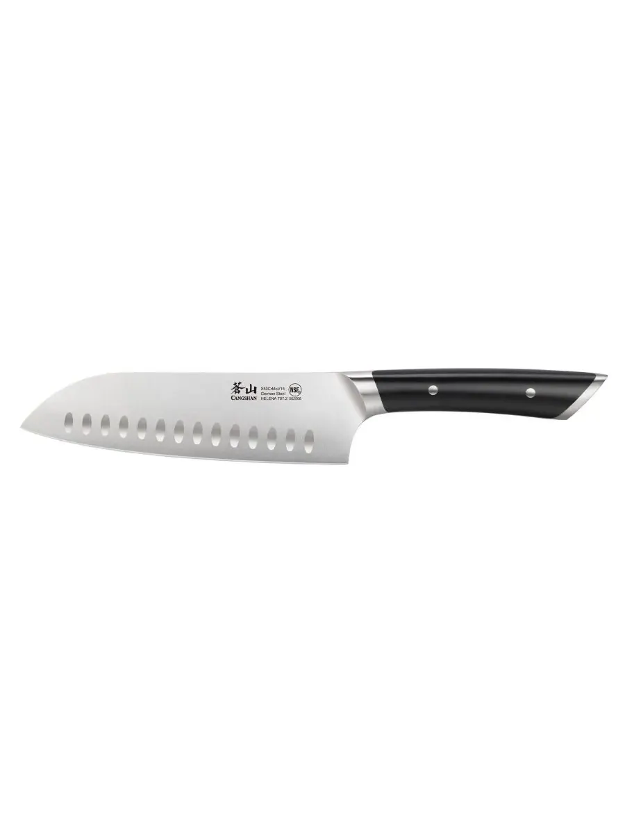 Нож Santoku серии Helena 18 см Cangshan — изображение 4 из 4, черный