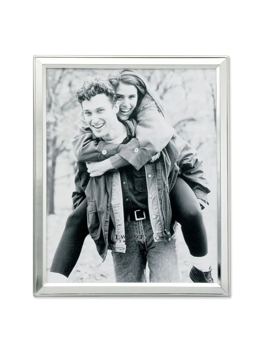 Lawrence Frames Фоторамка из матового посеребренного металла - 4 x 6 дюймов