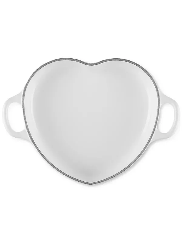 Чугунная форма для запекания Le Creuset, 1.2 л, 20 см — изображение 2 из 4, белый