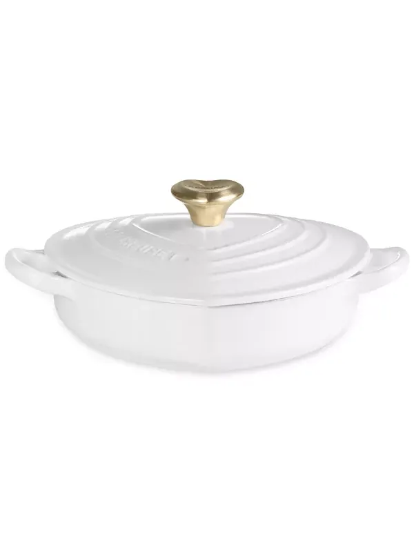 Чугунная форма для запекания Le Creuset, 1.2 л, 20 см — изображение 4 из 4, белый