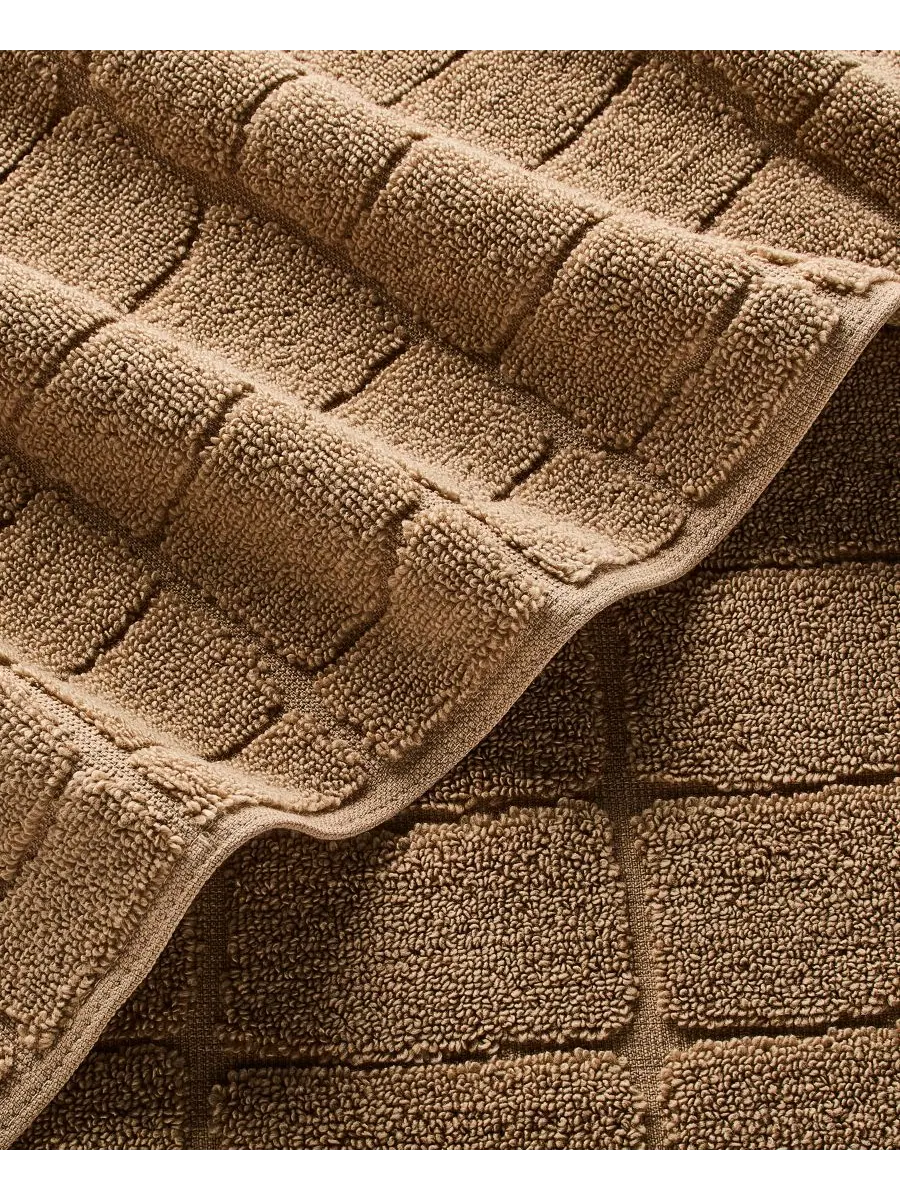 Хлопковая мочалка heritage croc scale, 13 x 13 дюймов. Lacoste Home — изображение 6 из 16, бежевый