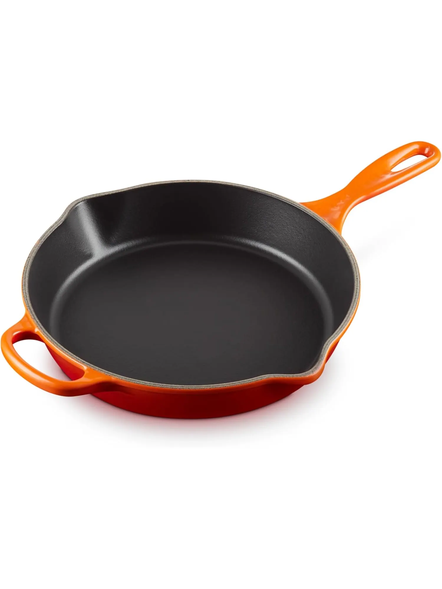 Сковорода чугунная Le Creuset Signature с эмалированным покрытием, 26 см — изображение 2 из 5, оранжевый