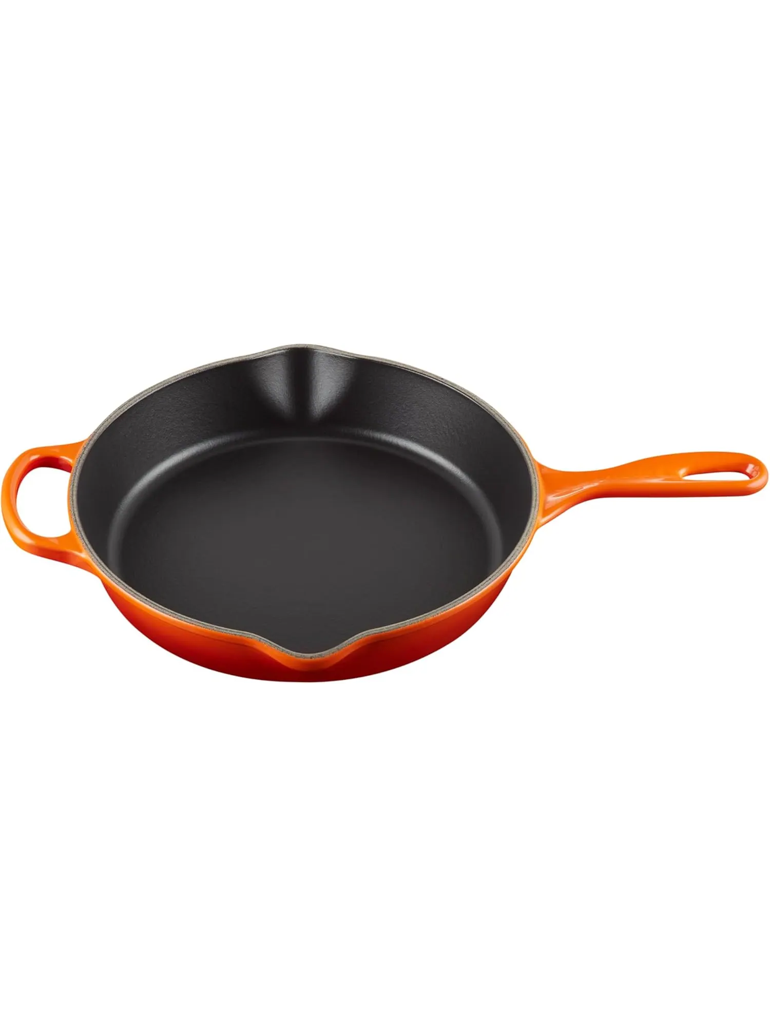 Сковорода чугунная Le Creuset Signature с эмалированным покрытием, 26 см — изображение 3 из 5, оранжевый