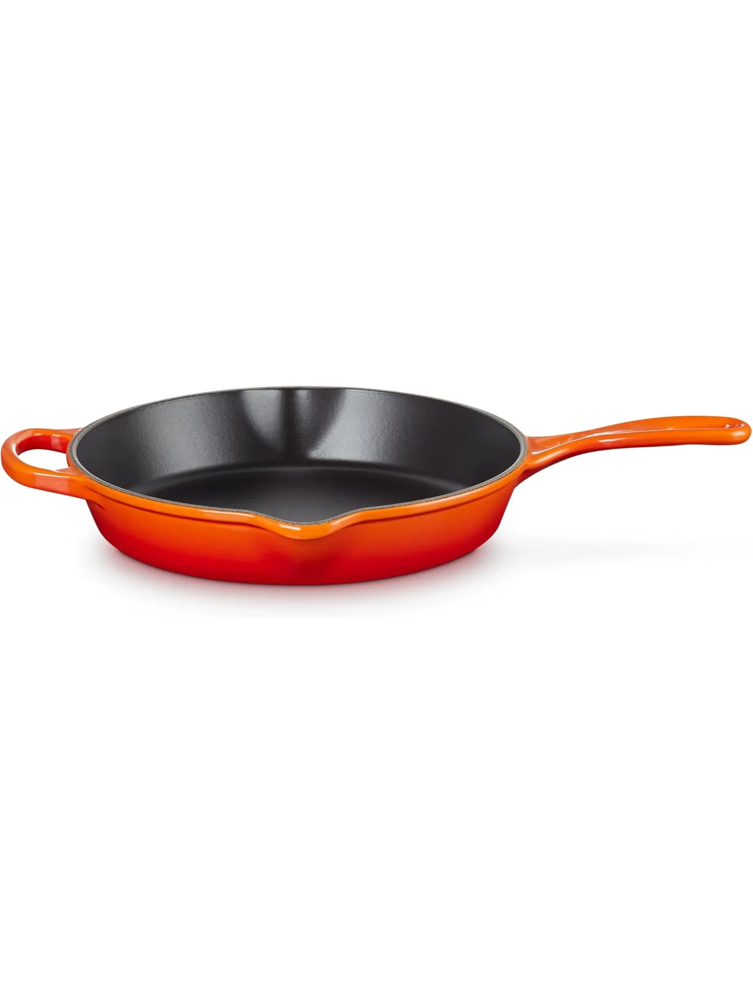 Сковорода чугунная Le Creuset Signature с эмалированным покрытием, 26 см — изображение 4 из 5, оранжевый