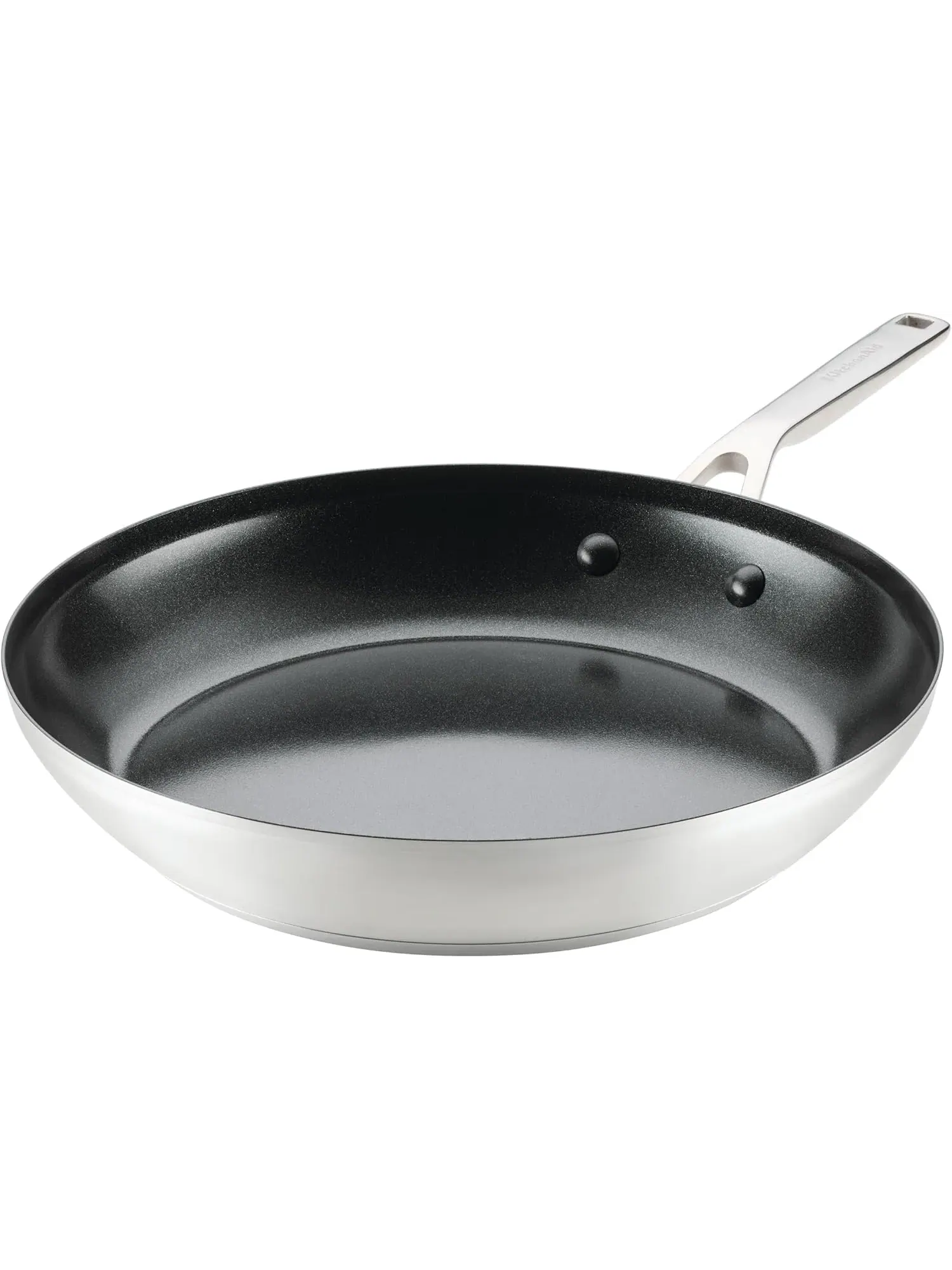 Сковорода KitchenAid Stainless Steel 3-Ply Base Ceramic, 30 см