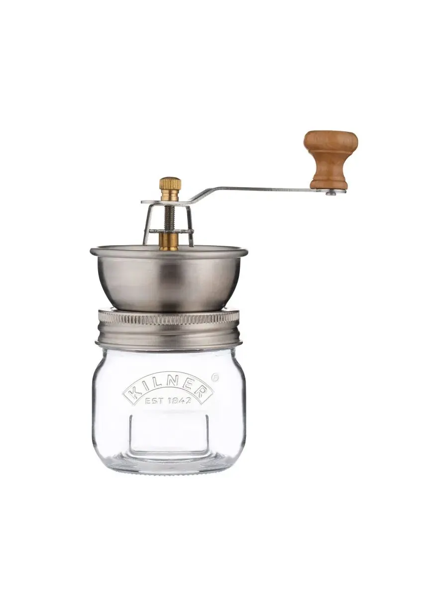 Мельница для приправ 13 см Kilner — прозрачный