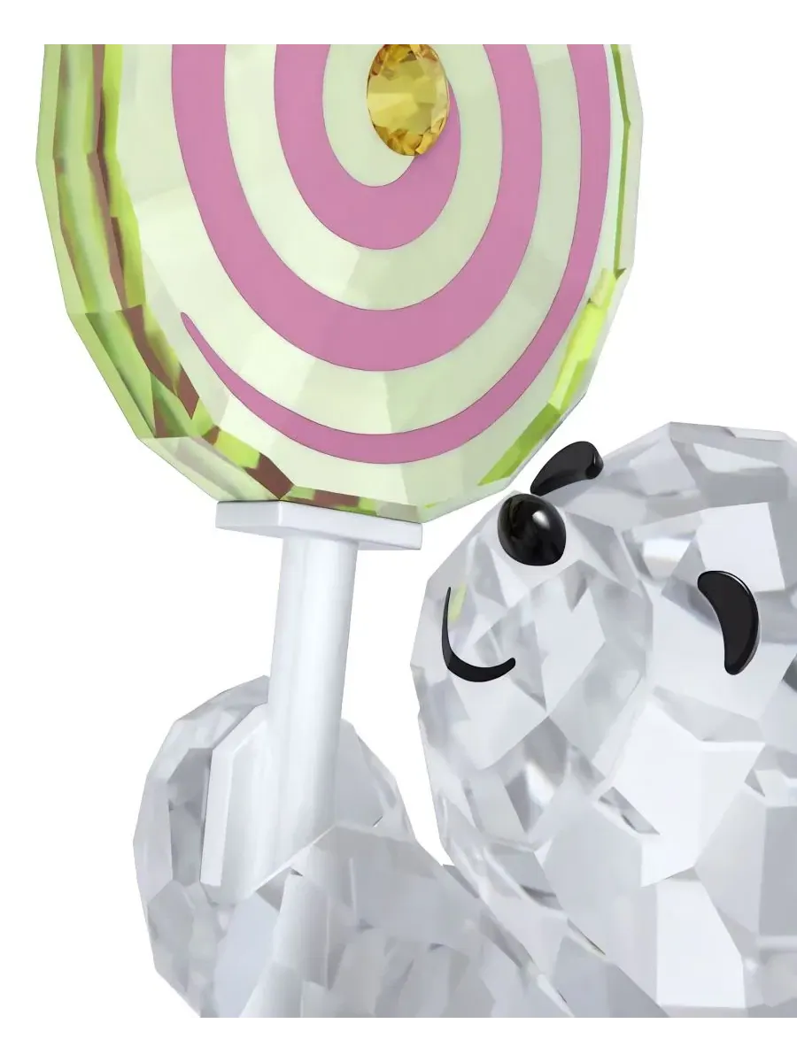 Фигурка Kris Bear Sweet Lollipop Swarovski — изображение 2 из 3, прозрачный
