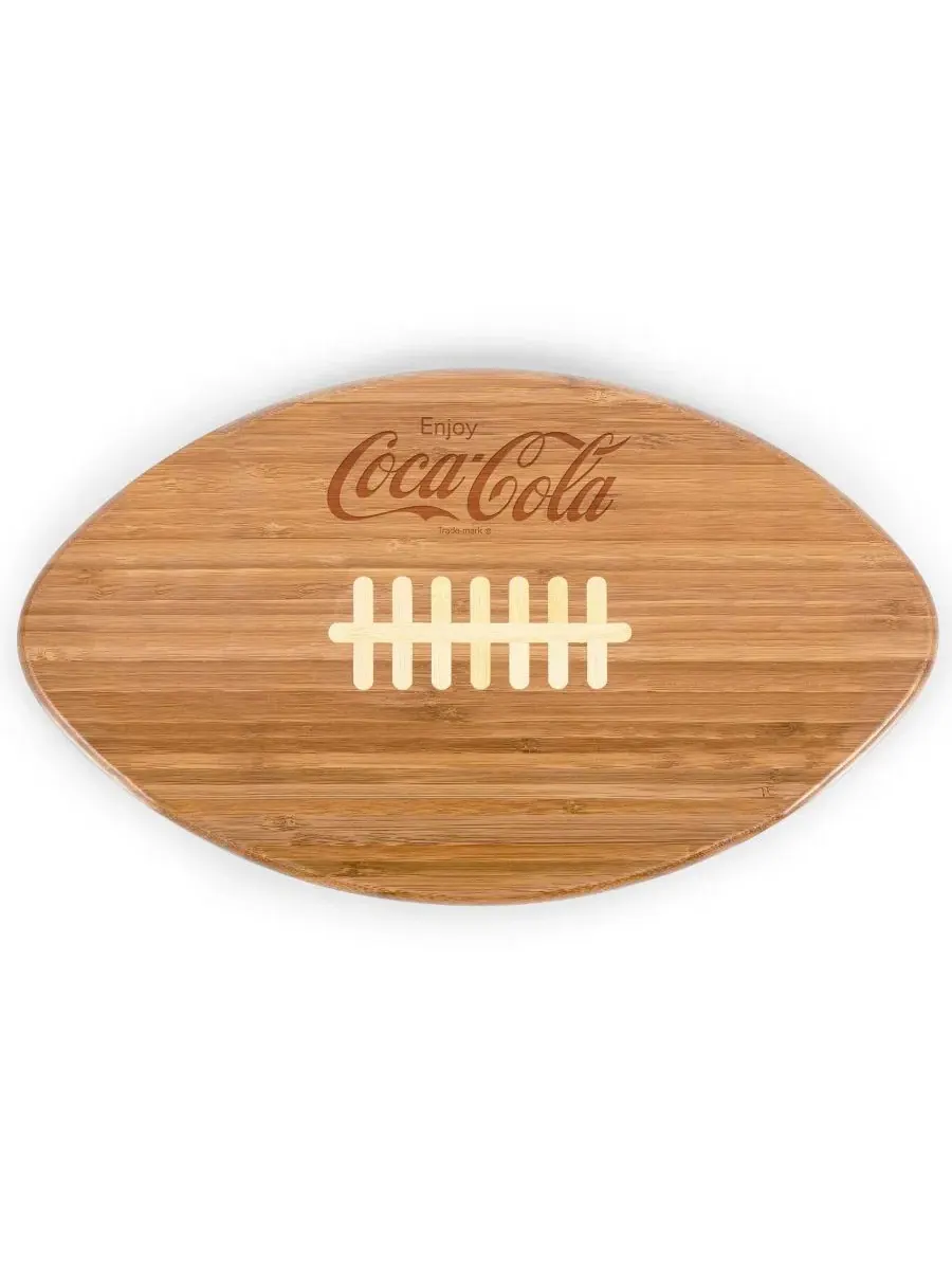 Разделочная доска для футбольных вечеринок Coca-Cola Touchdown Football, бренд Toscana