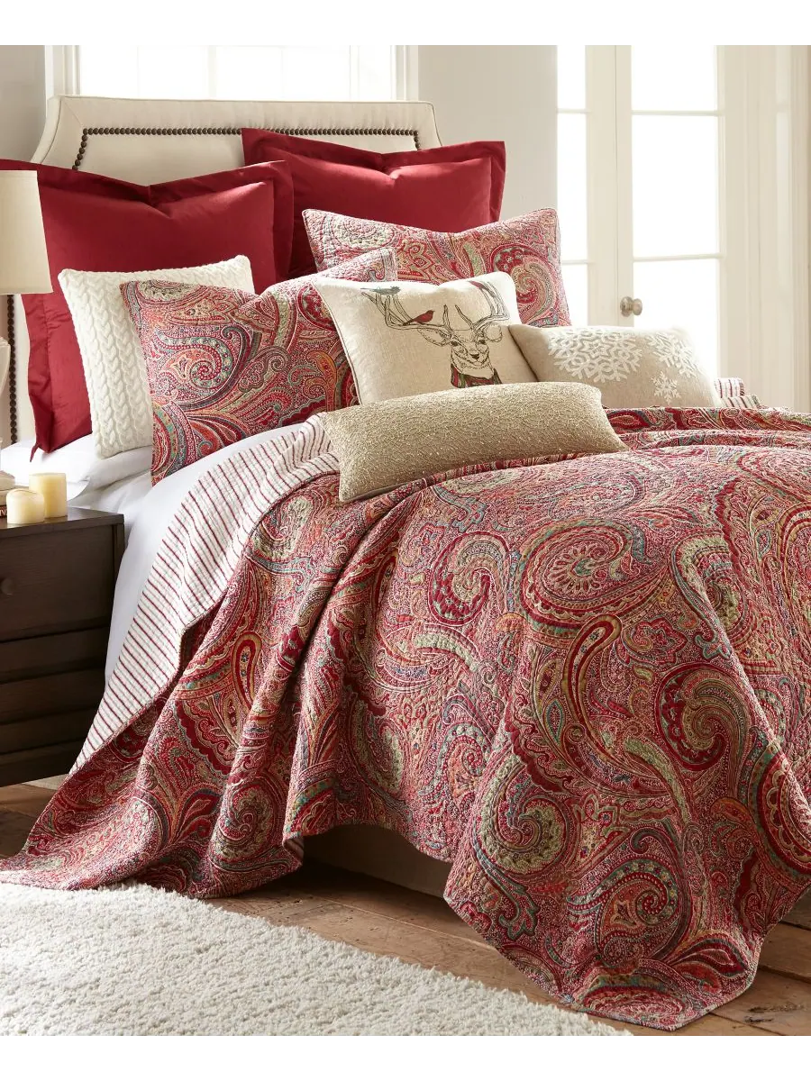 Двустороннее одеяло Spruce Paisley, 3 предмета, размер King Levtex