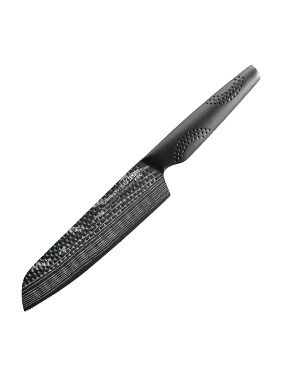 Нож Santoku Id3 Черный Самурай 18 см Cuisine::Pro