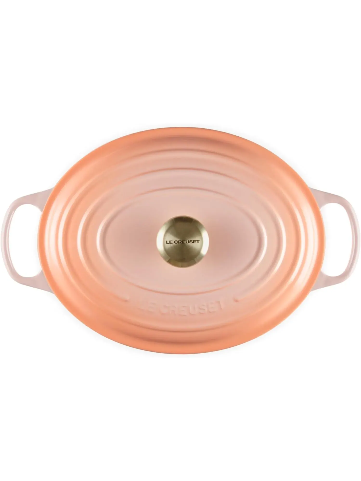 Кастрюля овальная Le Creuset Signature, 6,3 л, 31 см, персковый — изображение 2 из 7, розовый