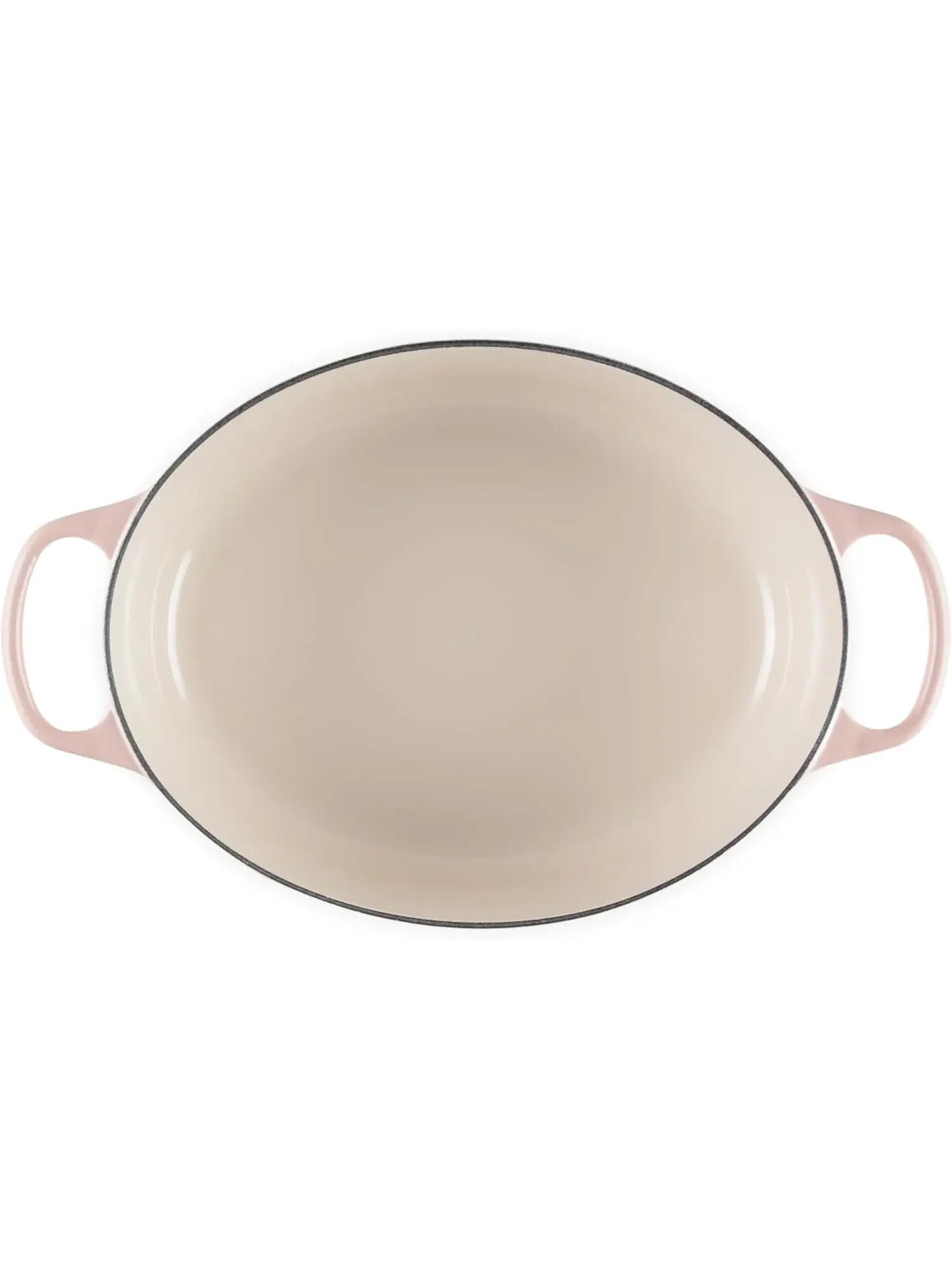 Кастрюля овальная Le Creuset Signature, 6,3 л, 31 см, персковый — изображение 3 из 7, розовый