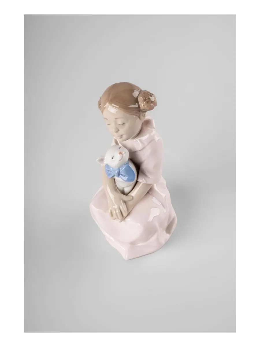 Фигурка "Девочка с маленькой кошкой" Nao by Lladro — изображение 2 из 2, мульти