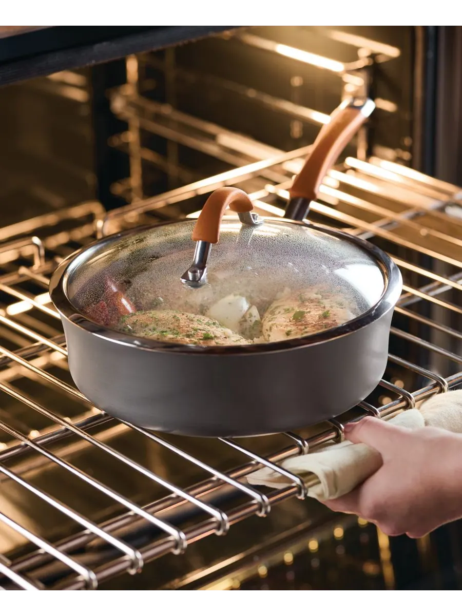 Набор посуды Cucina с антипригарным покрытием, 12 предметов Rachael Ray — изображение 9 из 9, синий