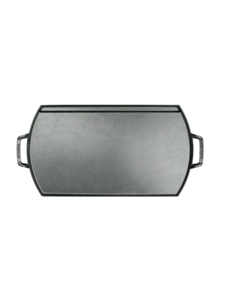 Посуда Blacklock Triple Seasoned 10” с двумя конфорками Lodge Cast Iron — изображение 3 из 4, черный