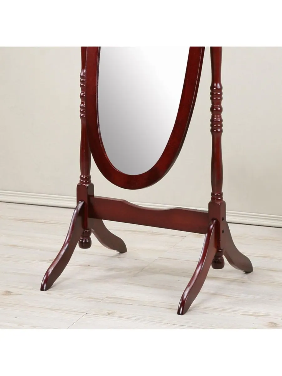 Streamdale Furniture Зеркало для пола в традиционном стиле королевы Анны от Streamdale, отделка под