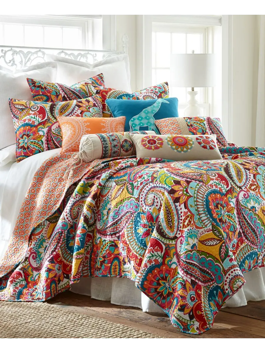 Двустороннее одеяло Rhapsody Paisley, 3 предмета, размер King Levtex