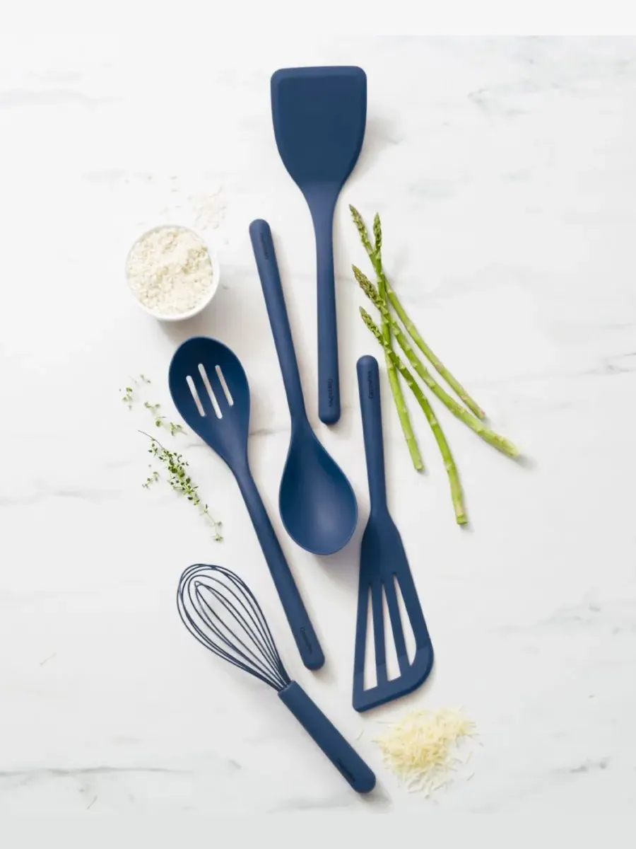Набор кухонных принадлежностей GreenPan Silicone Tools, 5 предметов — изображение 2 из 6, синий