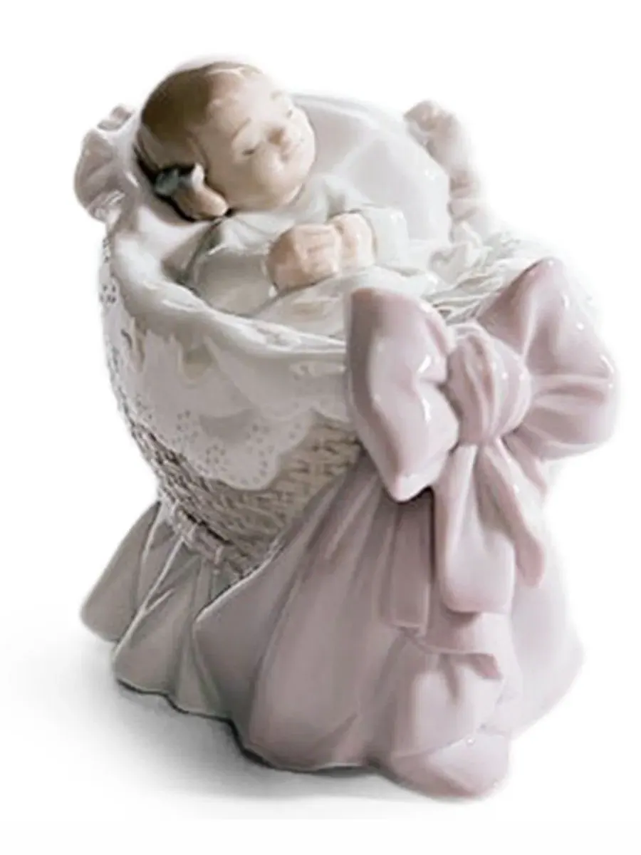 Фарфоровая статуэтка Lladro «Девочка-сокровищница» - новая коллекционная фигурка