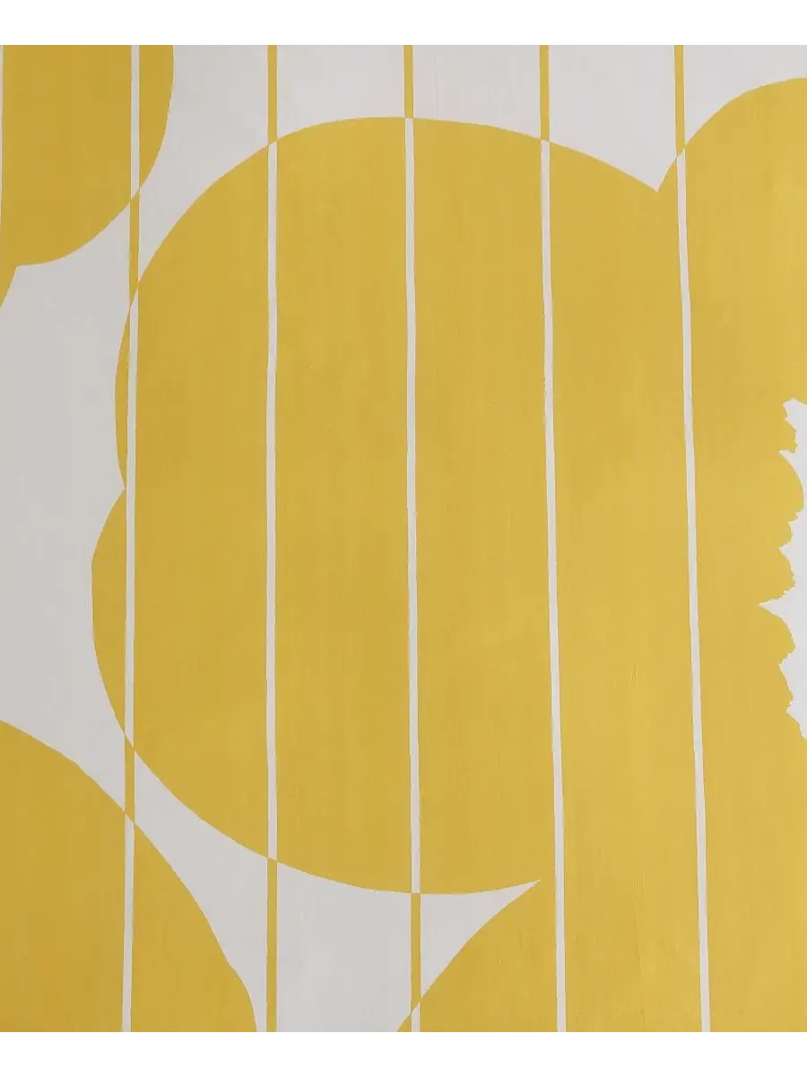 Vesi Unikko Хлопковый сатин 3 шт. Комплект пододеяльников, размер King Marimekko — изображение 5 из 10, желтый