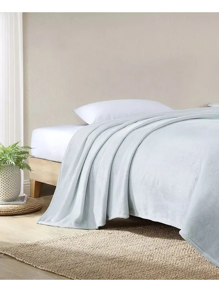 Твердые ультрамягкие плюшевые одеяла Tommy Bahama Home — изображение 14 из 16, синий