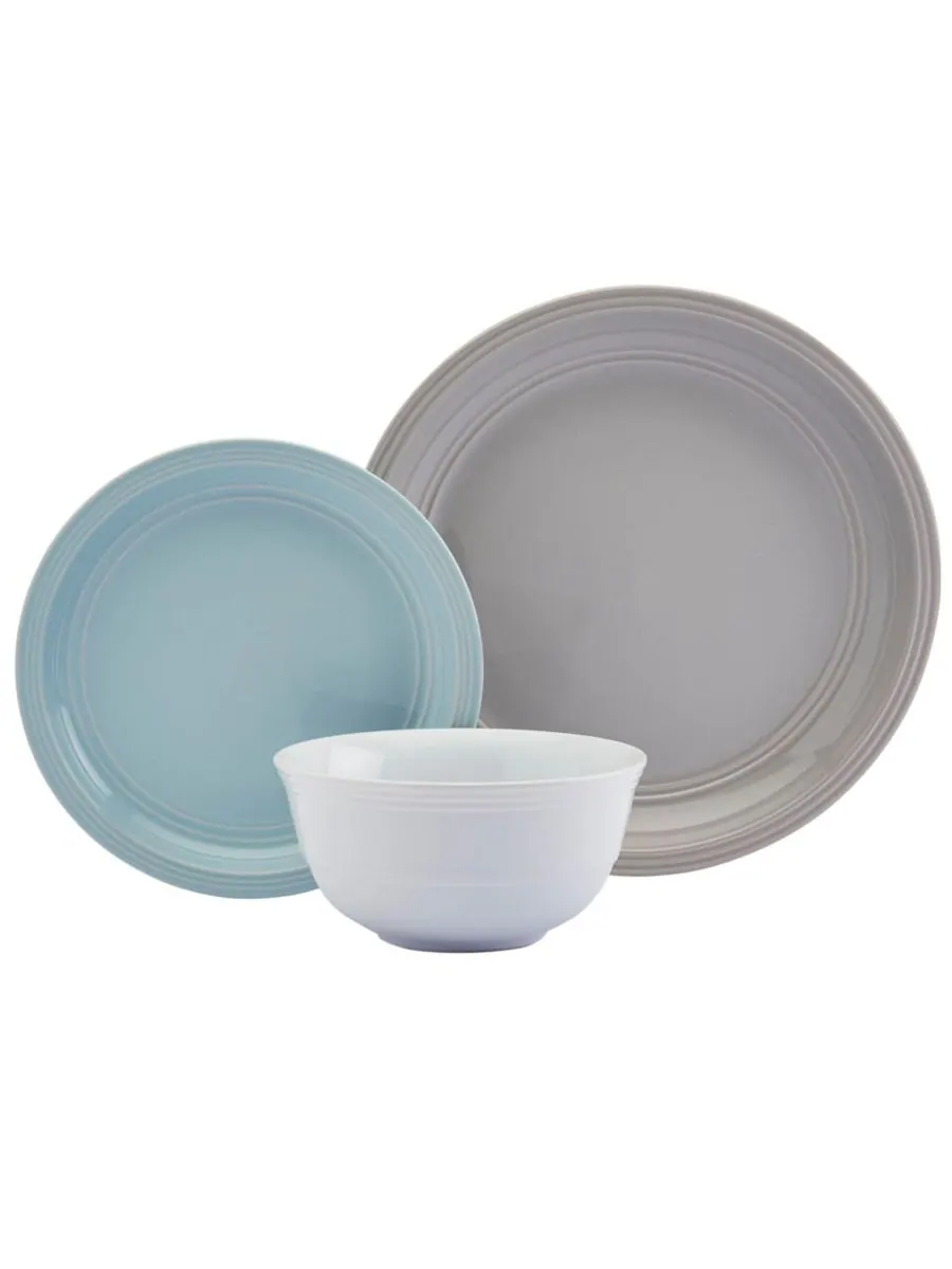 Набор посуды Farmhouse Multicolor, 12 предметов, на 4 персоны Tabletops Unlimited — изображение 2 из 9, мульти
