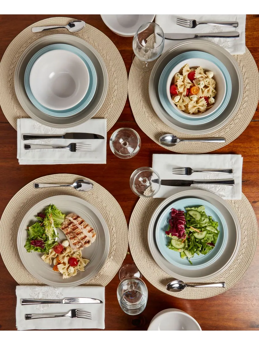 Набор посуды Farmhouse Multicolor, 12 предметов, на 4 персоны Tabletops Unlimited — изображение 9 из 9, мульти