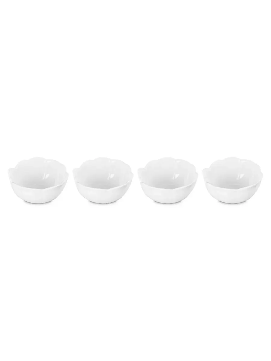 Набор пиал Petal Stoneware 4-Pc. Bowl Set Le Creuset — изображение 2 из 4, белый