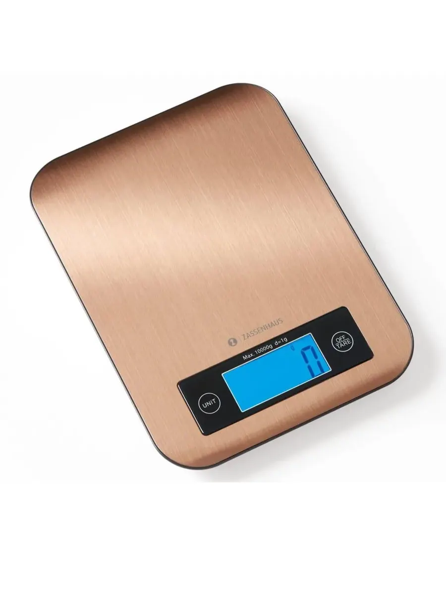 Цифровые кухонные весы Pure Digital 24 см Frieling, медный — золотистый
