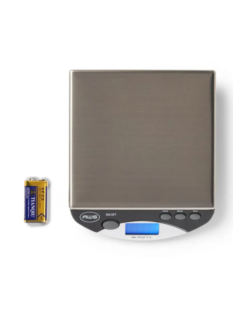 Компактные цифровые настольные весы AMW-500I, 500 г x 0,1 г American Weigh Scales — изображение 2 из 5, черный