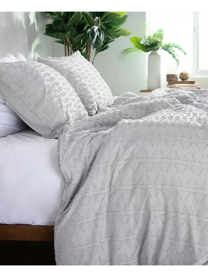 Наборы пододеяльников Дхара Southshore Fine Linens — изображение 3 из 4, серый
