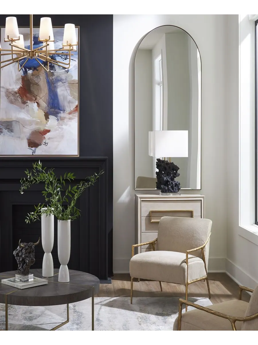 Зеркало Кросли Арч Uttermost — изображение 5 из 6, золото