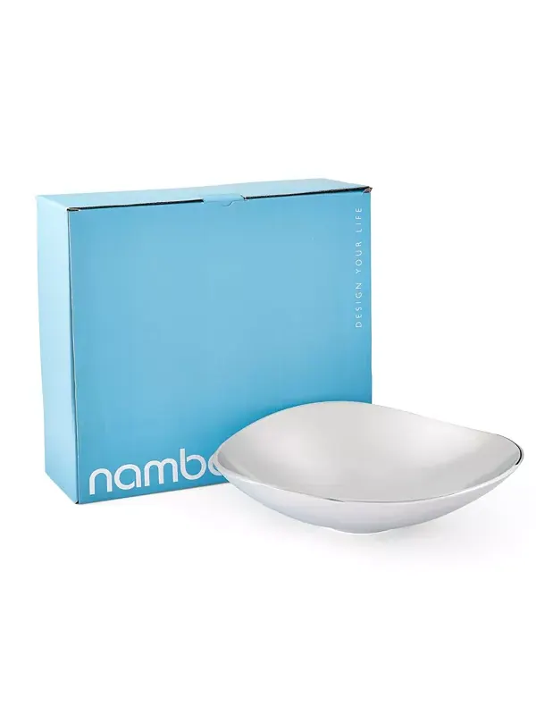 Чаша-Колыбель Nambé — изображение 4 из 4, серебряный