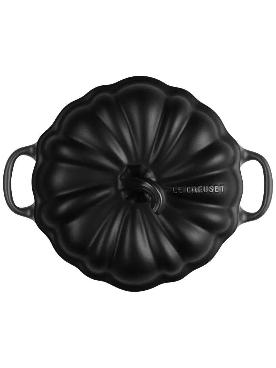 Фигурная мини-кокотница Le Creuset «Тыква», 10 см, 355 мл — изображение 5 из 5, черный