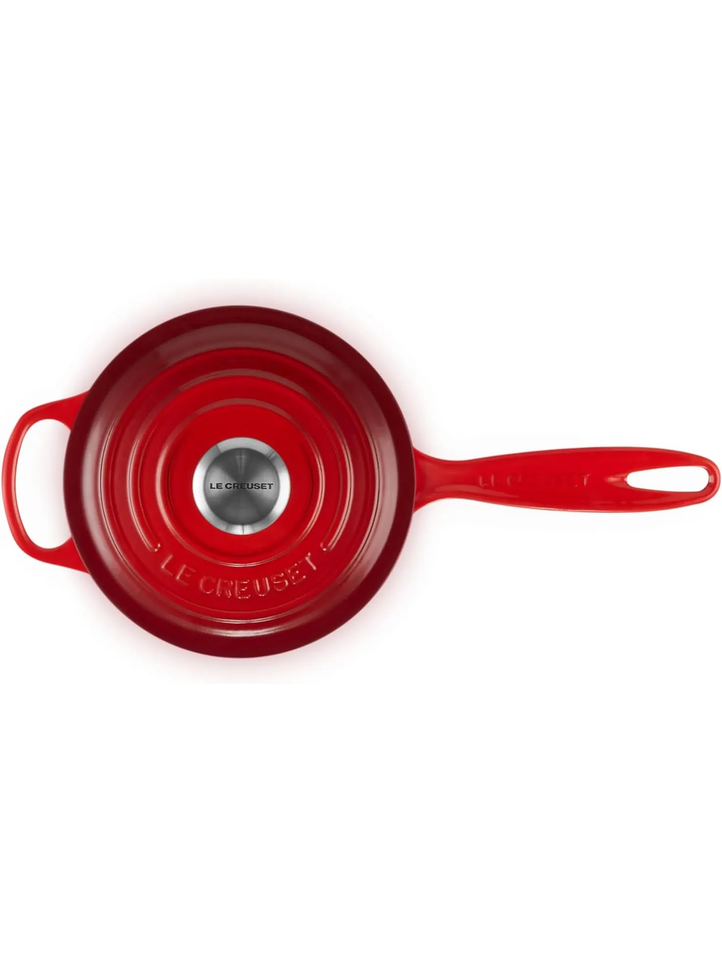 Ковш чугунный Le Creuset Signature, 1,5 л, 16 см — изображение 2 из 8, вишневый