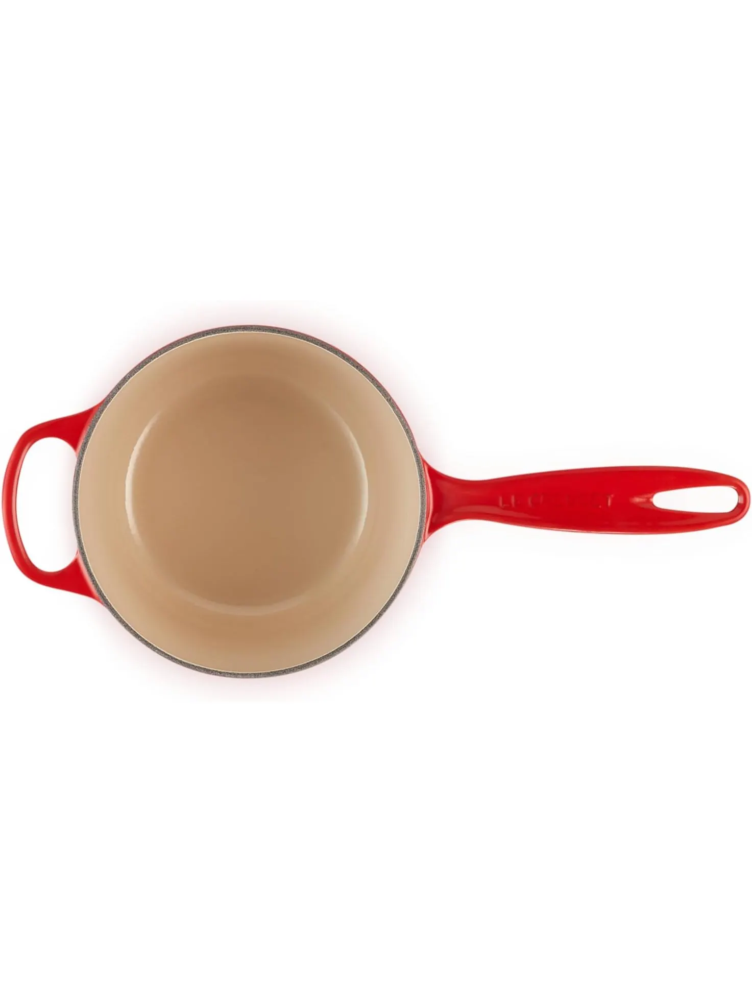Ковш чугунный Le Creuset Signature, 1,5 л, 16 см — изображение 3 из 8, вишневый