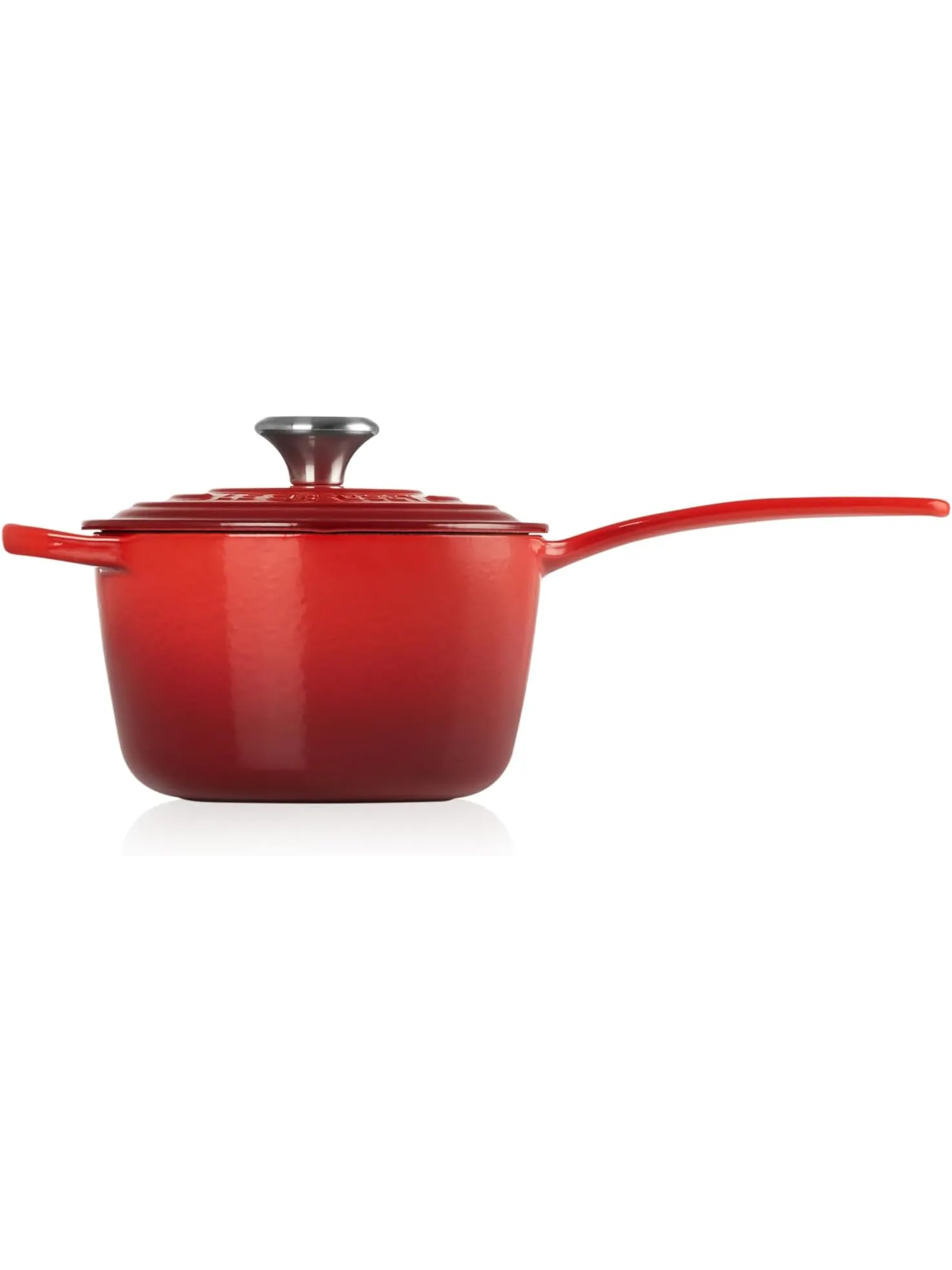 Ковш чугунный Le Creuset Signature, 1,5 л, 16 см — изображение 4 из 8, вишневый