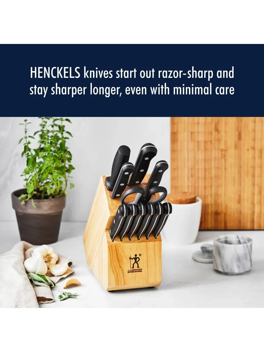 Нож Santoku HENCKELS Solution 18 см с полым лезвием J.A. Henckels — изображение 5 из 5, черный